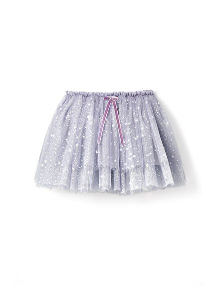 Stardust Lilac Mor Pileli Kız Çocuk Etek