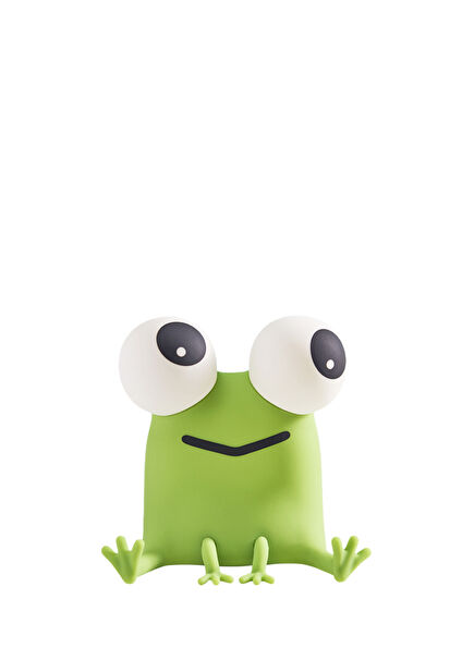 Pörtlek Göz Kurbağa Yeşil Silikon Çocuk Odası Gece Lambası