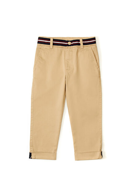 Beige Boys Pants