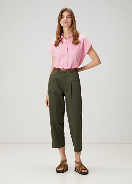 Haki Gabardin Chino Pantolon