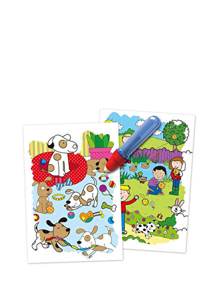 Evcil Hayvanlar Sihirli Boyama Kitabı