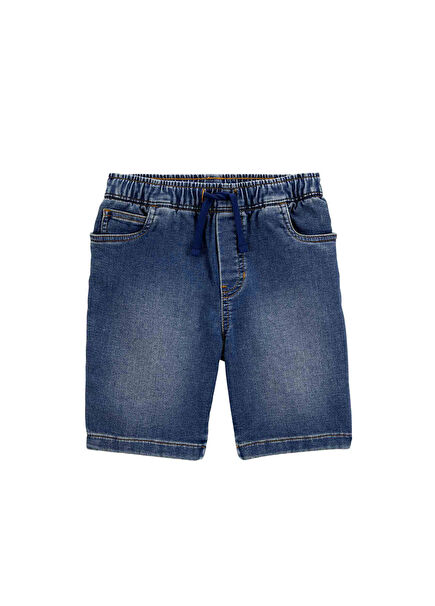 Mavi Erkek Çocuk Kot Şort