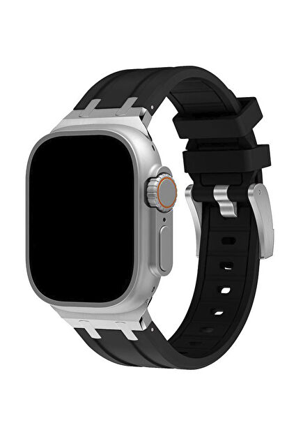 Apple Watch Ultra Uyumlu Royal Loop Rubber Kordon