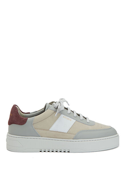 Açık Gri Erkek Deri Sneaker