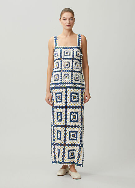 Dolly Cream Midi Dress