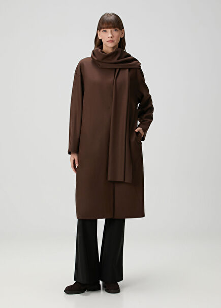 Dark Brown Wool Coat