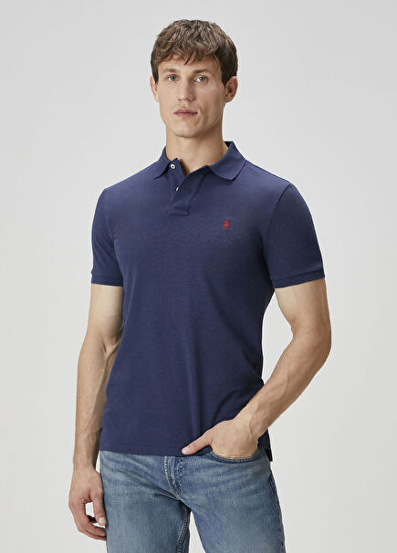 Lacivert Polo Yaka T-shirt