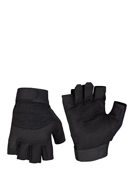Sturm Half Finger Army Black Ski Gloves