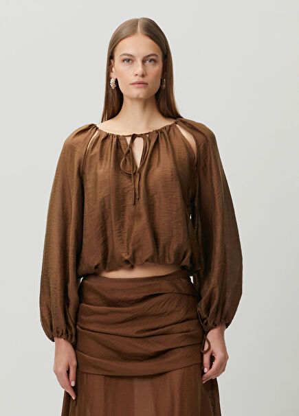 Nomad Brown Blouse