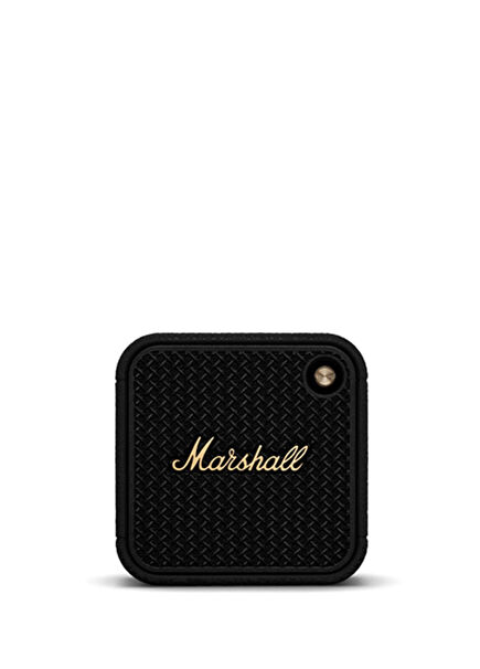 Willen II Siyah ve Pirinç Bluetooth 5.1 17 Saat Çalma Süresi IP67 Su/Toz Geçirmez Taşınabilir Hoparlör