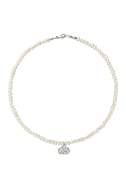 Orchid 925 Sterling Silver Women's Pearl Necklace