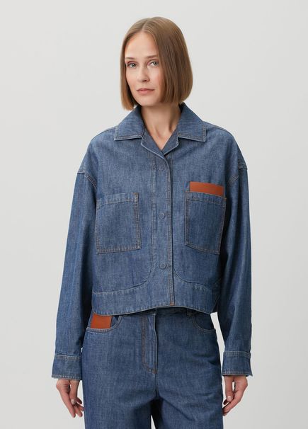 Navy Blue Denim Jacket
