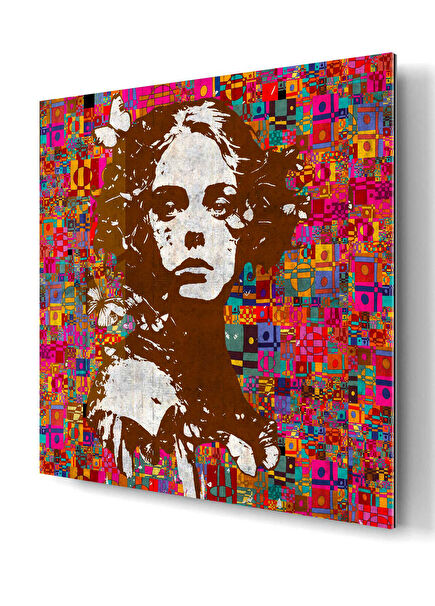 Free by Jose Cacho 100x100 cm Diasec Painting