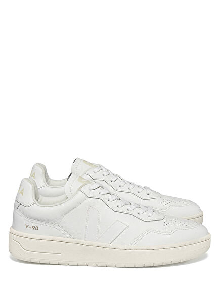 V-90 Beyaz Erkek Deri Sneaker