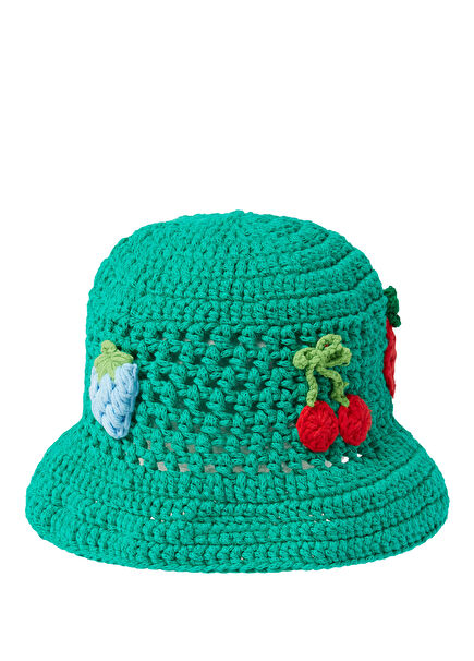 Green Baby Girl Bucket Hat