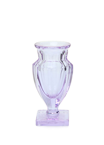 Footed Crystal Vase