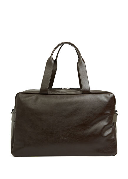 Koyu Kahverengi Erkek Deri Çanta