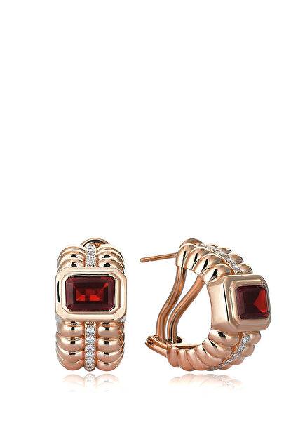 Morphose Kadın Altın Küpe