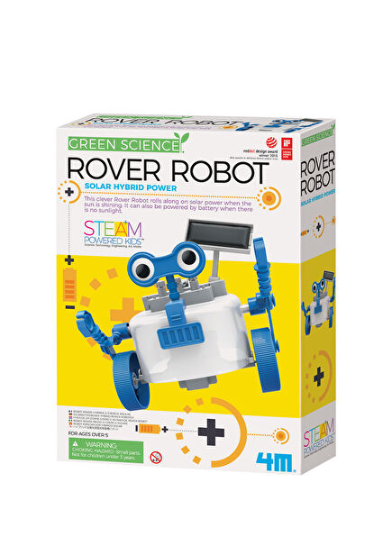 Hybrid Solar and Motorized Robot Vehicle Set