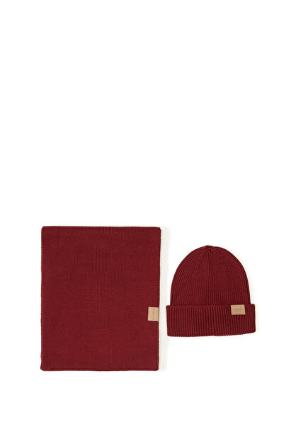 Bordo Atkı ve Bere Seti