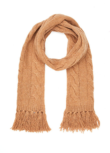 Camel Women's Wool Scarf