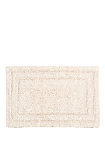 Solid Krem %100 Pamuk Çift Taraflı Banyo Paspası 70 x 120 cm