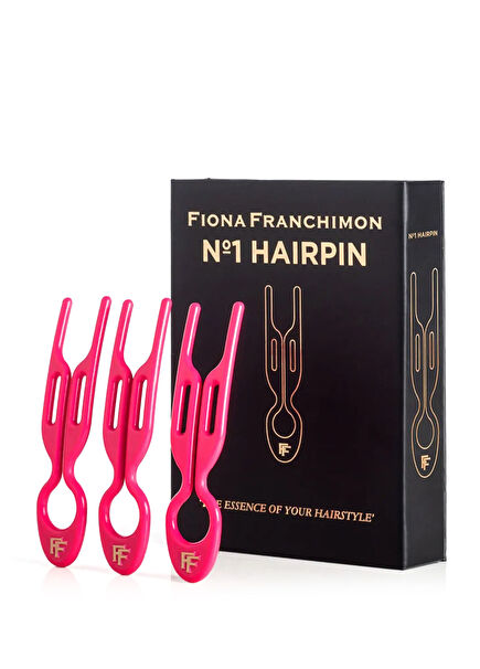 Franchimon Nº 1 Hairpin Strawberry Pink 3-Pack Hair Clip