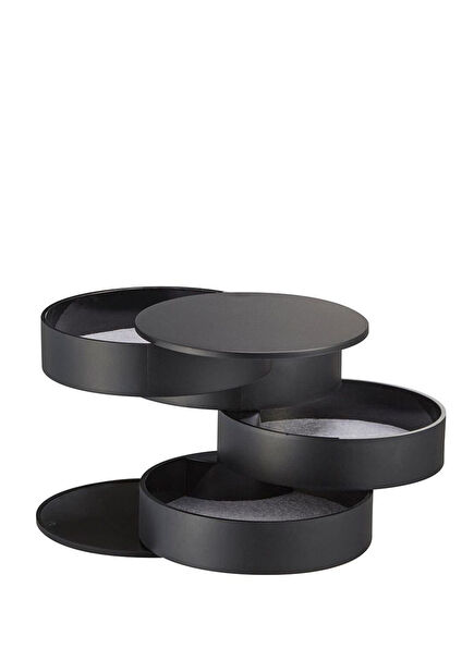 Tower Siyah Mücevher Kutusu