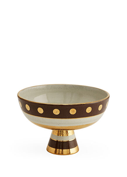 Chroma Bronz Seramik Dekoratif Kase