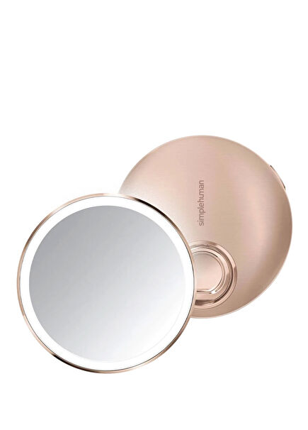Compact Rose Gold 3X Sensor Mirror