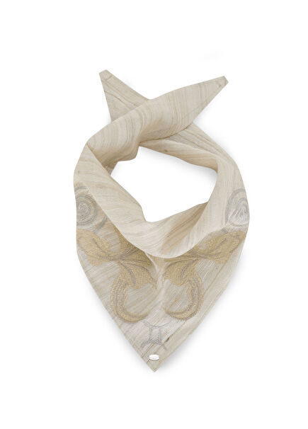 Koi Cream Color Women's Bandana