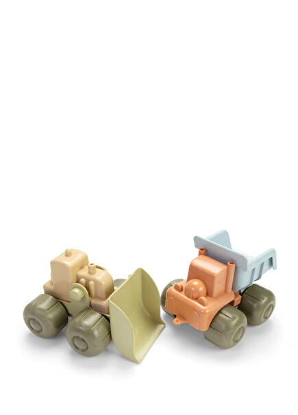 Toy Bulldozer & Truck Set
