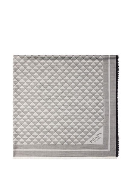 Siyah İpek ve Yün Kadın Şal