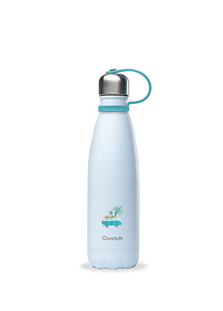 QK9007 Kids Insulated Minibus Patterned Thermos 500 ml