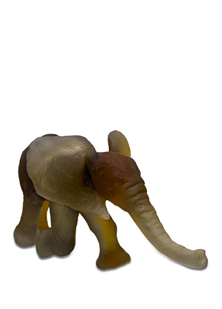 Elephant-Shaped Crystal Object