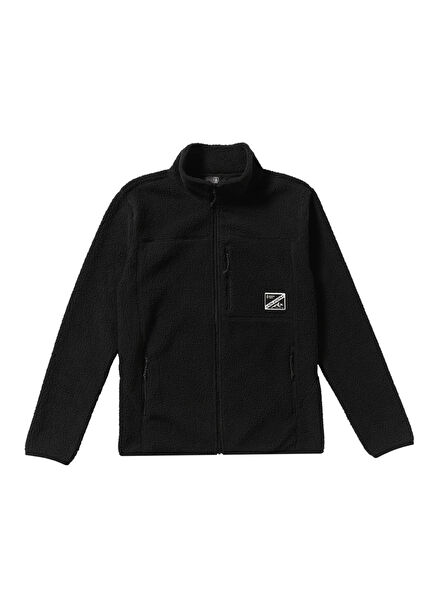 Volcom Nels Zip B Siyah Baggy Fit Fermuarlı Erkek Snowboard Sweatshirt