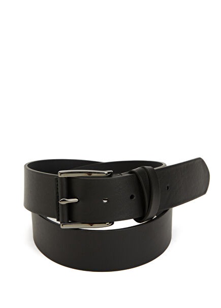 Siyah Erkek Deri Kemer