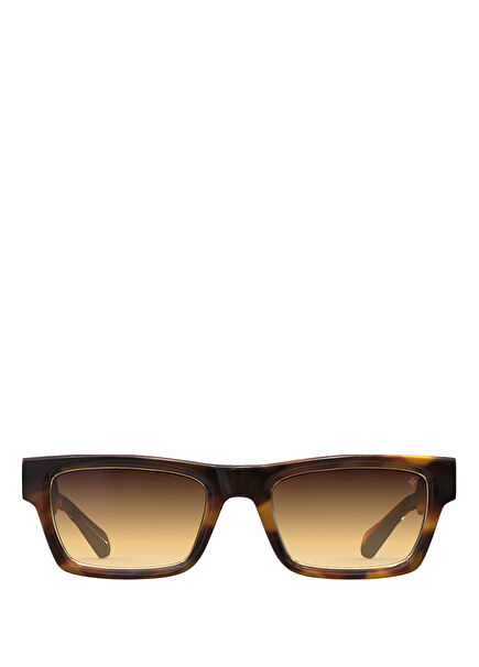 N29 Leopar Kahverengi Asetat Unisex Güneş Gözlüğü