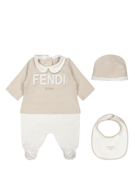 Beige Unisex Doll Set Of 3