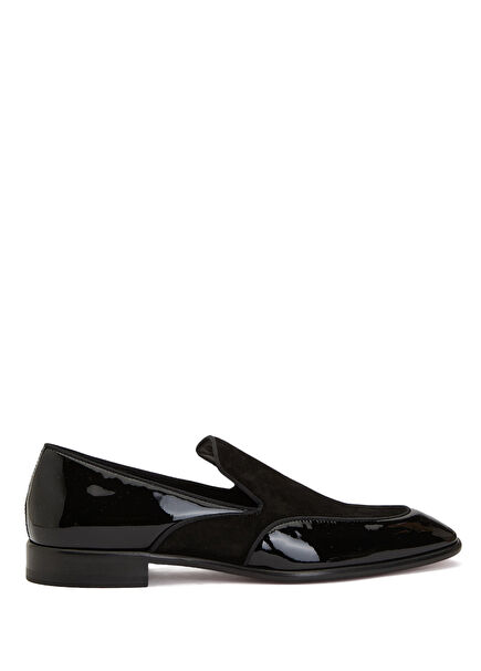 Yakı Siyah Erkek Kadife Loafer