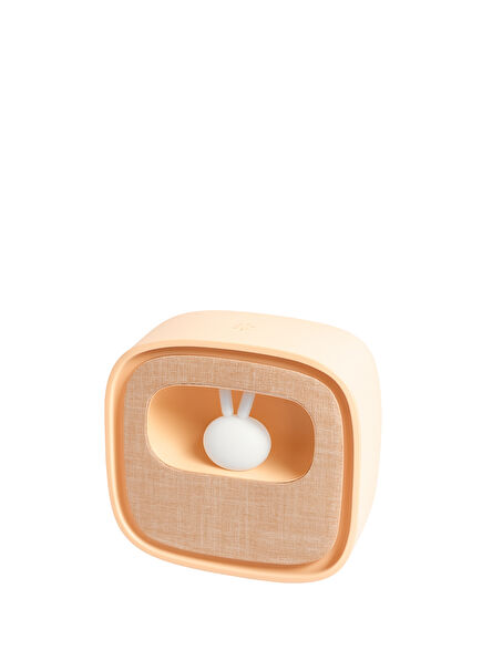 Salmon Rabbit Desktop Clock & Night Light