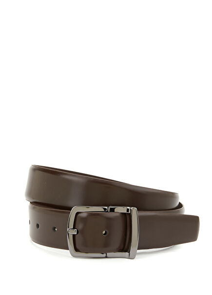Brown Men's Leather Belt