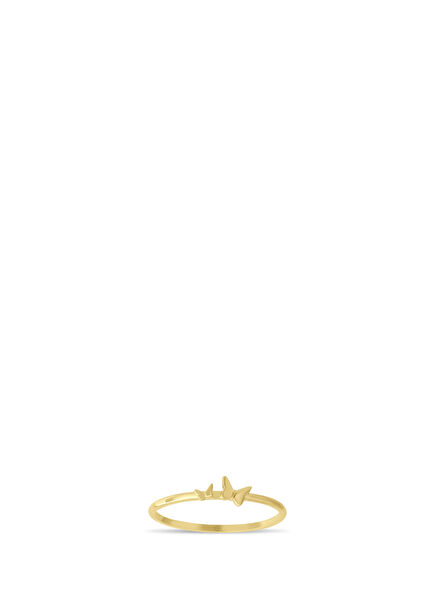 Lovely Butterfly 14K Gold Women Ring