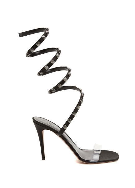 Rockstud Siyah Kadın Sandalet