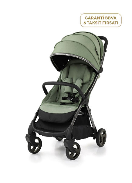 EggZ Seagrass Yeşil Seyahat Sistem Bebek Arabası