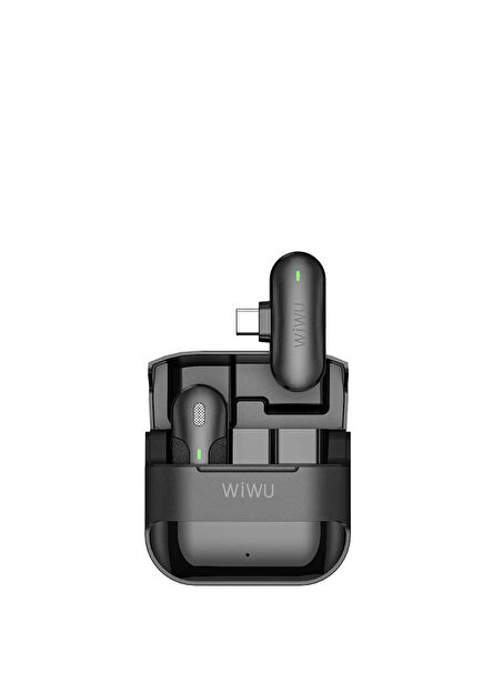 WM-001 Type-C Şarj Portlu Kablosuz Yaka Mikrofonu