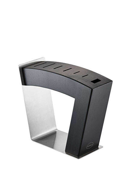 Siyah Dişbudak Çelik Bıçak Standı