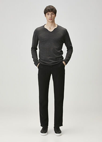 Pierce Black Linen Pants