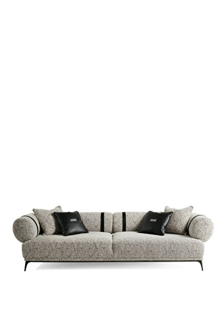 Gianfranco Ferre Home Phoenix Light Beige Triple Sofa