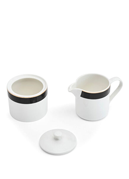 MKLDSUGCRMSET Luxe Deco 2-Piece Porcelain Sugar Bowl Set